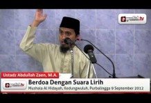 Doa dengan Suara Lirih (Adab Berdoa)