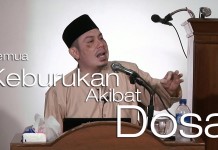 Semua Keburukan Akibat Dosa – Ustadz Ahmad Zainuddin, Lc
