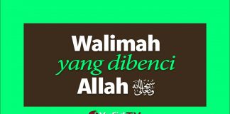 Walimah yang dibenci Allah