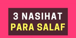 3 Nasihat Para Salaf