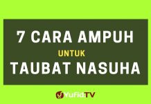 7 Cara Ampuh untuk Taubat Nasuha – Poster Dakwah Yufid TV