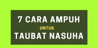 7 Cara Ampuh untuk Taubat Nasuha – Poster Dakwah Yufid TV