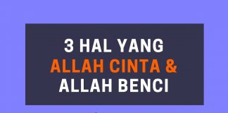 3 Hal Yang Allah Cinta dan Allah Benci – Poster Dakwah Yufid TV