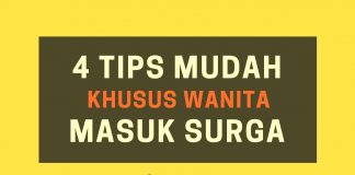 4 Tips Mudah Khusus Isteri Masuk Surga – Poster Dakwah Yufid TV