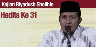 Kajian Riyadush Sholihin #101: Bab Sabar Hadist Ke 31 – Ustadz Zaid Susanto, Lc
