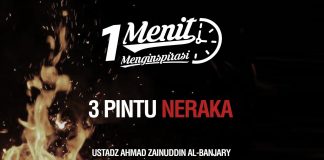 1 Menit Menginspirasi: 3 Pintu Neraka