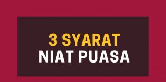 3 Syarat Niat Puasa – Poster Dakwah Yufid TV