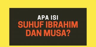 Apa Isi Suhuf Ibrahim dan Musa? – Poster Dakwah Yufid TV