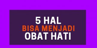 5 hal Bisa Menjadi Obat Hati – Poster Dakwah Yufid TV