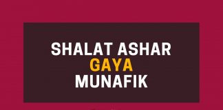 Cara Sholat Ashar Gaya Munafik – Poster Dakwah Yufid TV