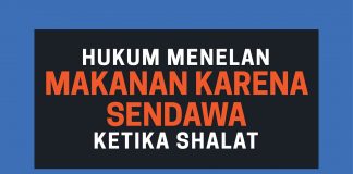 Menelan Sisa Makanan Ketika Shalat Karena Sendawa Membatalkan Shalat ? – Poster Dakwah Yufid TV