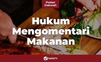 Hukum Mengomentari Makanan – Poster Dakwah