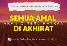 Tangisan dan Tawa Ada dalam Kuasa Allah – Tafsir An Najm 40-43 – Ustadz Fakhruddin, M.Pd.
