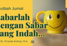 Sabar Tingkatan Tertinggi – Ustadz Dr. Firanda Andirja – Khutbah Jumat
