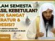 JIKA ALAM SEMESTA HANYA KEBETULAN, MENGAPA SEMUANYA BEGITU TERATUR?