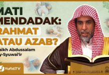 HANYA MENGINGAT MATI BUKANLAH IBADAH, TAPI APA PERSIAPAN MENGHADAPINYA